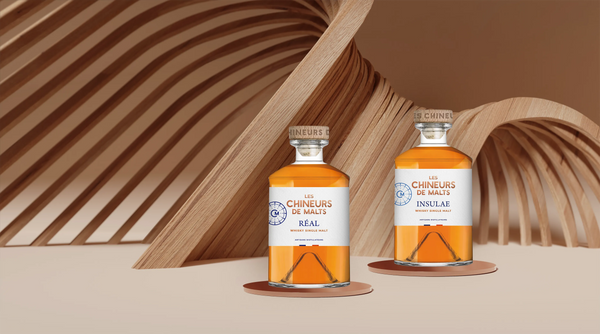 Deux cuvées de whisky single malt, distillerie au coeur de la Provence